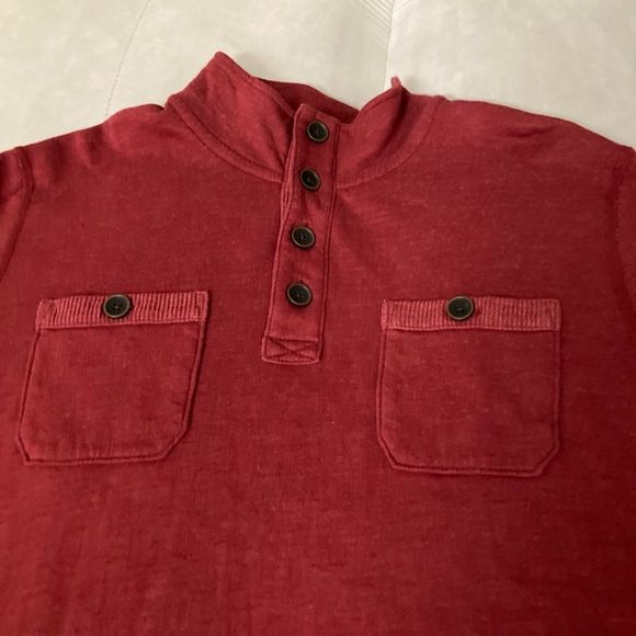 Lucky Brand Pull over Henley style top size L - Picture 3 of 7